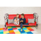 Disc-O-Bed Kid-O-Bunk Sleeping Cots w/ 2 Side Organizers, Red, 30405BO