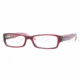 DKNY DY 4587 Eyeglasses Styles Striped Red/Transparent Blue Frame w/Non-Rx 51 mm Lenses, 3404-5116, DKNY DY 4587 Eyeglasses Styles Striped Red/Transparent Blue Frame w/Non-Rx 51 mm Lenses