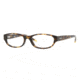 DKNY DY 4591 Eyeglasses Styles Havana Frame w/Non-Rx 48 mm Diameter Lenses, 3398-4816