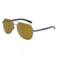 Dolce&amp;Gabbana BASALTO DG2133 Sunglasses 04/73-60 - Gunmetal Sand Frame, Brown Lenses