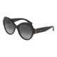 Dolce&amp;Gabbana DG4320F Sunglasses 501/8G-56 - Black Frame, Grey Gradient Lenses