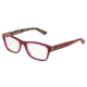 Dolce&amp;Gabbana ENCHANTED BEAUTIES DG3208 Eyeglass Frames 2882-52 - Top Opal Bordeaux/Leo Frame
