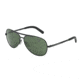 Dolce&amp;Gabbana LIFESTYLE DG2141 Sunglasses 01/71-61 - Black Frame, Grey Green Lenses