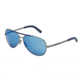 Dolce&amp;Gabbana LIFESTYLE DG2141 Sunglasses 04/55-61 - Gunmetal Frame, Mirror Blue Lenses