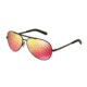 Dolce&amp;Gabbana LIFESTYLE DG2141 Sunglasses 11066Q-61 - Matte Black Frame, Red Multilayer Lenses