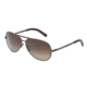 Dolce&amp;Gabbana LIFESTYLE DG2141 Sunglasses 125113-61 - Matte Brown Frame, Brown Gradient Lenses