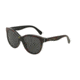 Dolce&amp;Gabbana MATT SILK DG4176 Sunglasses 293887-49 - Top Rose On Black Frame, Grey Lenses