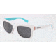Dolce&amp;Gabbana MULTICOLOR DG4203 Sunglasses 276887-54 - White/multilayer/turquoise Frame, Grey Lenses