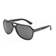 Dolce&amp;Gabbana NEW BOND STREET DG4224 Sunglasses 282087-61 - Brushed Black Frame, Grey Lenses