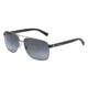Dolce&amp;Gabbana SMALL SICILIAN HINGE DG2131 Sunglasses 079/T3-57 - Gunmetal Frame, Polar Grey Gradient Lenses
