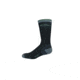 DRAKE Year-Rounder Merino Wool Blend Seamless Toe Sock - Mens, Black, Large 72138-BLACK