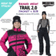 DSG Outerwear Trail Bib/Pant 2.0 - Womens, Black, Extra Small, 525294