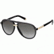 DSquared DQ0070 Sunglasses - Shiny Black Frame Color, Gradient Smoke Lens Color