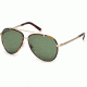 DSquared DQ0087 Sunglasses - Dark Havana Frame Color, Green Lens Color