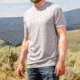 Duckworth Vapor V-Tee, Standard Gray, S, 10355StnGyS