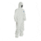 DuPont 12000 Tyvek 400 Coveralls with Hood, Elastic Wrists and Ankles, Case of 25, White