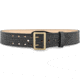 DutyMan 2-1/4inch Basketweave Leather Sam Brown 2 Row Stitch Duty Belt With Gold Buckle DTY-1021-44-9002