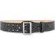 DutyMan 2-1/4inch Basketweave Leather Sam Brown 2 Row Stitch Duty Belt With Nickel Buckle DTY-1021-42-9001