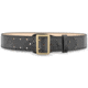 DutyMan 2-1/4inch High-gloss Leather Sam Browne 2-row Stitch Duty Belt With Gold Buckle DTY-1031-36-9002