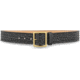 DutyMan 1-3/4inch Basketweave Leather Garrison Belt With Gold Buckle DTY-1621-42-9032