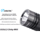EAGTAC D25LC2 Clicky MKII Flashlight, Luminus SST20 CRI-95 4000K NW LED, 820lm, Black, D25LC2-CLICKY-MKII-SST20-NW