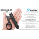EAGTAC DX30LC2-BR Rechargeable Flashlight Kit, XP-L HI V2 NW LED, 1084lm, Black, DX30LC2BR-XPLHI-KIT-NW