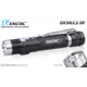 EAGTAC DX30LC2-SR Side-LED Rechargeable Flashlight Kit, Spot XP-L HI V2 NW w/ Flood Nichia 219B CRI92 5700K LED, 1080lm/390lm, Black, DX30LC2SR-XPLHINW-SIDE219B-KIT