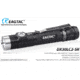 EAGTAC DX30LC2-SR Side-LED Rechargeable Flashlight Kit, Spot XP-L HI V2 NW w/ Flood Nichia 219B CRI92 5700K LED, 1080lm/390lm, Black, DX30LC2SR-XPLHINW-SIDE219B-KIT