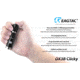EAGTAC DX3B Clicky Rechargeable XHP50.2 LED 2500 Lumen LED Flashlight, Black, Small 4249