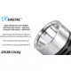EAGTAC DX3B Clicky Rechargeable XHP50.2 LED 2500 Lumen LED Flashlight, Black, Small 4249