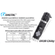 EAGTAC DX3B Clicky Rechargeable XHP50.2 NW LED 2325 Lumen Flashlight, Black, DX3B-CLICKY-XHP502-REG-NW