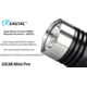 EAGTAC DX3B Mini Pro Flashlight, XHP50.2 CW LED, 2480lm, Black, DX3BM-XHP502-PRO-CW