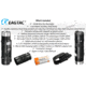 EAGTAC DX3B Mini Pro Flashlight, XHP50.2 CW LED, 2480lm, Black, DX3BM-XHP502-PRO-CW