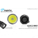 EAGTAC G25C2 Flashlight Kit, XM-L2 U4 CW LED, 1351lm, Black, G25C2-XML2-KIT-CW