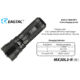 EAGTAC MX30L3-R Flashlight Kit, XHP70 N2 NW LED, 4322lm, Black, MX30L3R-XHP70-KIT-NW