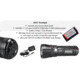 EAGTAC MX3T Flashlight, XHP70.2 CW LED, 4850lm, Black, MX3T-XHP702-REG-CW