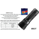 EAGTAC MX3T Flashlight, XHP70.2 CW LED, 4850lm, Black, MX3T-XHP702-REG-CW