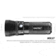 EAGTAC MX3T Flashlight, XHP70.2 CW LED, 4850lm, Black, MX3T-XHP702-REG-CW