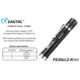 EAGTAC PX30LC2-R Base Flashlight, Nichia 219C CRI92 4000K LED, 800lm, Black, PX30LC2R-219C-BASE-NW