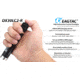 Eagtac Rechargeable DX30LC2-R XPL HI 1160 Lumens LED Flashlight Kit, Black, Medium, DX30LC2RXPLHIKIT