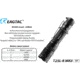 EAGTAC T25L-R MKII Flashlight Kit, XHP35 HD CW LED, 2200lm, Black, Medium 4110