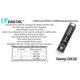 EAGTAC Teeny DX3E Flashlight, SST20 NW LED, 930lm, Black, Teeny DX3E-SST20-NCW
