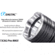 EAGTAC TX3G MKII Pro Flashlight, XHP70.2 CW LED, 3550lm, Black, Medium 4203