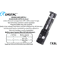 EAGTAC TX3L BASE XJP35 HI CW, 2100 Lumen, USB Rechargeable, 18650 Led Flashlight, Black, Medium 4237