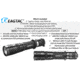 Eagtac USB Rechargeable T25LR XHP35 HD 2000 Lumen Tactical Flashlight KIT, Black, Medium, 2917