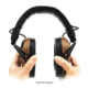 Earmor Sport Shooting ElectronicEar Muffs w/ Foam Earpads, 22dB, Coyote Brown, M300A-CB