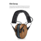 Earmor Sport Shooting ElectronicEar Muffs w/ Foam Earpads, 22dB, Coyote Brown, M300A-CB