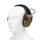 Earmor Sport Shooting ElectronicEar Muffs w/ Foam Earpads, 22dB, Coyote Brown, M300A-CB