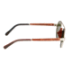Earth Anakena Sunglasses, Brown Frame, Blue Polarized Lens, Brown/Blue, One Size, ESG038R