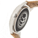 Canopies Wood Watch,33mm,Yellow Dial,Khaki/Tan Leather Band